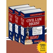 Premier Publishing Company's Civil Law Digest (2016 to 2020) by Choudhari [3 Vols.]